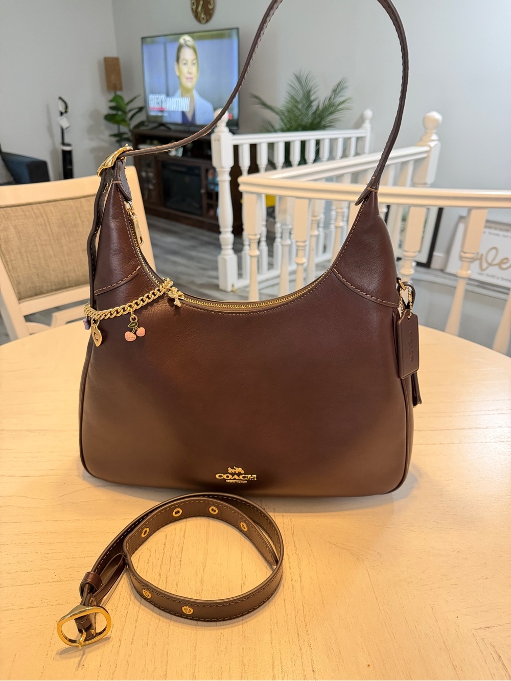 Coach Ella Bag- Espresso Brown